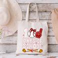 100 Days Of School Cute Bow Baseball Boy Girl Teacher Canvas Tote Bag