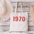 55 Year Old 1970 Classic Baseball Fan 55th Birthday Canvas Tote Bag