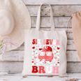 6 7 Bruh Six Seven Valentine Heart Baseball Canvas Tote Bag