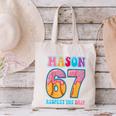 6 7 Mason Baseball Drip Number 67 Player Or 67th Birthday Canvas Tote Bag 6 7 Mason Baseball Drip Number 67 Player Or 67th Birthday Canvas Tote Bag