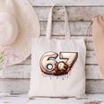 6 7 Six Seven American Baseball Graphic Canvas Tote Bag 6 7 Six Seven American Baseball Graphic Canvas Tote Bag