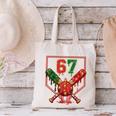 67 Baseball Drip Christmas Meme Six Seven Gen Alpha Slang Canvas Tote Bag
