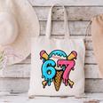 67 Baseball Ice Cream Drip Player Canvas Tote Bag 67 Baseball Ice Cream Drip Player Canvas Tote Bag