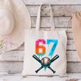 67 Baseball Meme Cool Drip Number 67 Player Or 67th Birthday Canvas Tote Bag