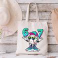 67 Meme Six Seven 6 7 Meme Baseball Drip Canvas Tote Bag