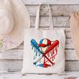 American Baseball Drip Graffiti Ball And Bat Canvas Tote Bag American Baseball Drip Graffiti Ball And Bat Canvas Tote Bag