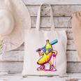 Banana With Baseball Bat Street Baseball Drip Canvas Tote Bag Banana With Baseball Bat Street Baseball Drip Canvas Tote Bag