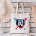 Baseball 10 Year Old Boy Ice Cream Drip 10th Birthday Player Canvas Tote Bag Baseball 10 Year Old Boy Ice Cream Drip 10th Birthday Player Canvas Tote Bag