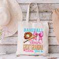 Baseball Or Bows Great Grandma Loves You Gender Reveal Canvas Tote Bag