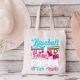 Baseball Or Bows Poppa Loves You Gender Reveal Canvas Tote Bag