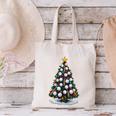 Baseball Christmas Tree Men Boys Youth Santa Sports Canvas Tote Bag