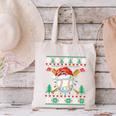 Baseball Christmas Ugly Sweater Santa Sport Men Kids Canvas Tote Bag
