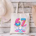 Baseball Drip Number 67 Player 67Th Birthday Baseball Meme Canvas Tote Bag
