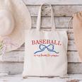 Baseball Is My Favorite Season Shirt Baseball Season Vibes Canvas Tote Bag