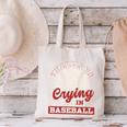 Baseball Game Day There Is No Crying In Baseball Canvas Tote Bag