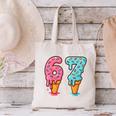 Baseball Ice Cream Drip 6 7 Kids 67 Birthday Canvas Tote Bag