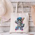 Baseball Ice Cream Drip For Boys And Girls Batter Game Day Canvas Tote Bag Baseball Ice Cream Drip For Boys And Girls Batter Game Day Canvas Tote Bag