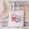 Baseball Ice Cream Drip Coquette Women Girls Mom Mama Canvas Tote Bag