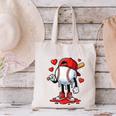 Baseball Ice Cream Drip Valentines Day Sports For Kids Boys Canvas Tote Bag