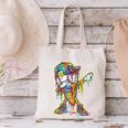 Baseball Ice Cream Dripping Dabbing Baseball Drip Canvas Tote Bag Baseball Ice Cream Dripping Dabbing Baseball Drip Canvas Tote Bag