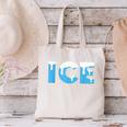 Baseball ICE Ice Cream Drip Baseball Drip Baseball Canvas Tote Bag