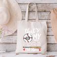 Baseball Jersey Number 13 That's My Brother Out There Canvas Tote Bag Baseball Jersey Number 13 That's My Brother Out There Canvas Tote Bag