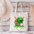 Baseball Life Style Ice Cream Drip Green Premium Tri-Blend Canvas Tote Bag