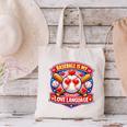 Baseball Is My Love Language Valentine Canvas Tote Bag Baseball Is My Love Language Valentine Canvas Tote Bag