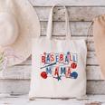 Baseball Mama Mom Mother Vintage Game Day Canvas Tote Bag