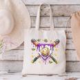 Baseball Mardi Gras Carnival Party Mask Ice Cream Drip Boys Canvas Tote Bag