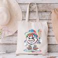 Baseball Mascot Attitude Graffiti Splash Bat Cap Canvas Tote Bag Baseball Mascot Attitude Graffiti Splash Bat Cap Canvas Tote Bag