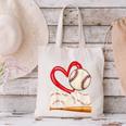 Baseball Nana Baseball Heart Family Matching Canvas Tote Bag