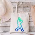 Baseball Player Graphic Canvas Tote Bag Baseball Player Graphic Canvas Tote Bag