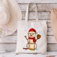 Baseball Snowman Merry Christmas Holiday Sports Xmas Pajamas Canvas Tote Bag Baseball Snowman Merry Christmas Holiday Sports Xmas Pajamas Canvas Tote Bag