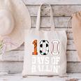 Baseball Soccer Basketball 100 Days Of School Canvas Tote Bag