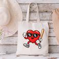 Baseball Valentines Day Heart Boys Sports Love Canvas Tote Bag Baseball Valentines Day Heart Boys Sports Love Canvas Tote Bag