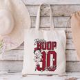Betty Boop Baseball Logo Jersey With Stars Cute Cartoon Canvas Tote Bag Betty Boop Baseball Logo Jersey With Stars Cute Cartoon Canvas Tote Bag