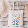 Birthday Boy 12th Birthday Baseball Canvas Tote Bag