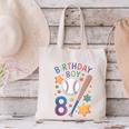 Birthday Boy 8th Birthday Baseball Canvas Tote Bag Birthday Boy 8th Birthday Baseball Canvas Tote Bag