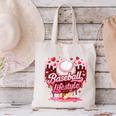 Boys Valentine Baseball Lifestyle Home Plate Ice-Cream Drip Canvas Tote Bag