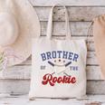Brother Of Rookie 1st Birthday Baseball Boy Family Matching Canvas Tote Bag Brother Of Rookie 1st Birthday Baseball Boy Family Matching Canvas Tote Bag
