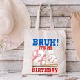 Bruh It's My 2nd Birthday Boy Baseball Themed Party Canvas Tote Bag Bruh It's My 2nd Birthday Boy Baseball Themed Party Canvas Tote Bag