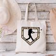 Camo Home Plate Camouflage Baseball Batter Youth Boys Canvas Tote Bag