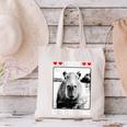 Capybara Love Valentines Day Cute Animal Hearts Raglan Baseball Tee Canvas Tote Bag