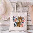 Checkered Leopard Game Day Baseball Men Women Kids Canvas Tote Bag Checkered Leopard Game Day Baseball Men Women Kids Canvas Tote Bag