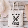 Christian Baseball Philippians 4 Canvas Tote Bag