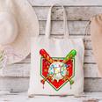 Christmas Baseball Ice Cream Drip Men Women Kids Canvas Tote Bag Christmas Baseball Ice Cream Drip Men Women Kids Canvas Tote Bag