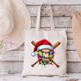 Christmas Baseball Pajama Santa For Men Boys Girls Kids Xmas Canvas Tote Bag