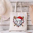 Christmas Baseball Santa Hat For Baseball Players Fans Canvas Tote Bag Christmas Baseball Santa Hat For Baseball Players Fans Canvas Tote Bag