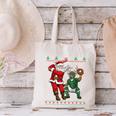 Christmas Santa Baseball Ugly Sweater Canvas Tote Bag